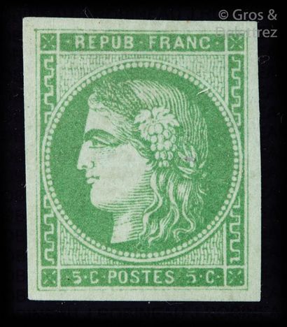 FRANCE Émission 1870 : N°42a-5c BORDEAUX...