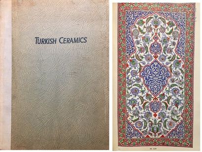 null Tahsin OZ. Turkish Ceramics. Istambul, sd (1957), in-4 relié plein cartonnage,...