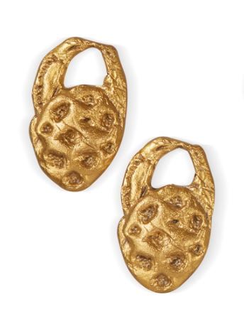 Reva REMY (XXe) Paire de pendentifs en laiton doré Edité par la Monnaie de Paris...