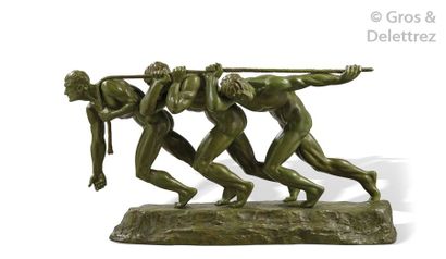Maurice GUIRAUD-RIVIÈRE (1881-1947) « Les trois haleurs ou la Force »

Sculpture...
