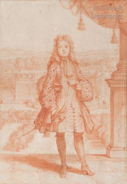 null Robert BONNART (1652-1763) Four fashion figures, including a presumed figure...