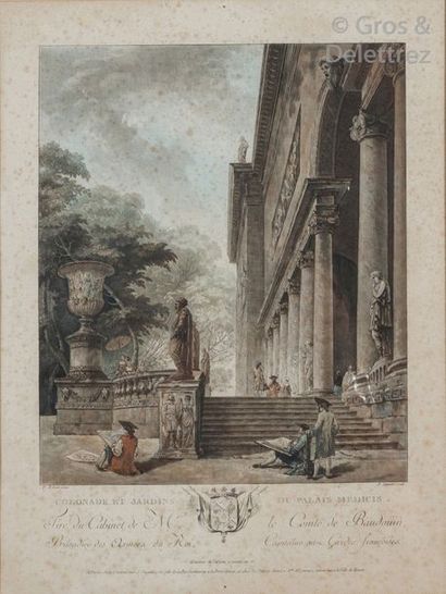 null Jean-François Janinet and Hubert Robert, after Remains of the Palace of Pope...