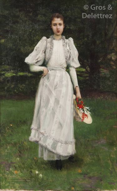 Auguste-François GORGUET (1862-1927) Elegant...