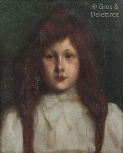 Rudolf WEISSE (1859- circa 1927) Girl in...