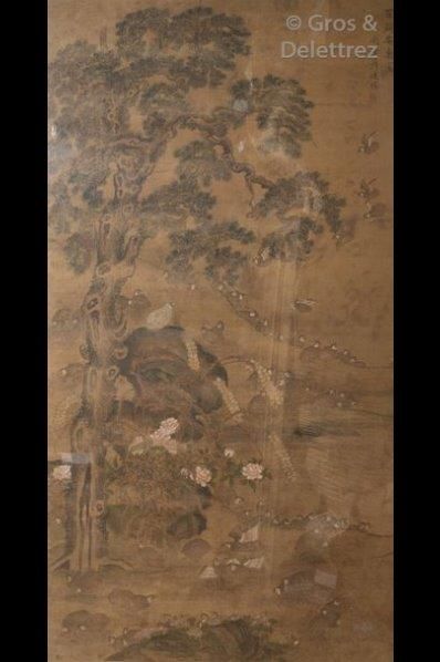 Chine, fin XIXe-début XXe

Peinture sur toile...