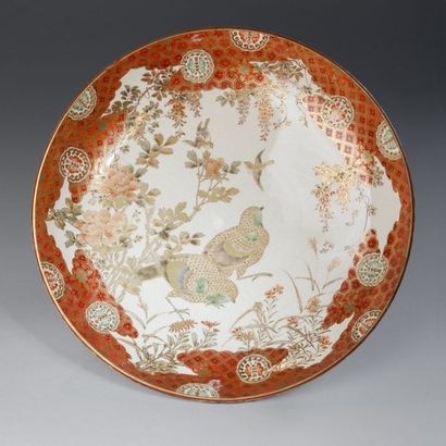 null Japon, période Meiji, fin XIXe siècle

Plat creux en grès de Kutani, à décor...