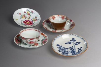 null Chine, XVIIIe siècle

Lot de quatroze porcelaines, composé une paire de sorbets...