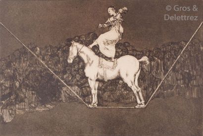 null D’après Les Caprices de Goya Offs. Madrid Spain Tirage du XXe siècle