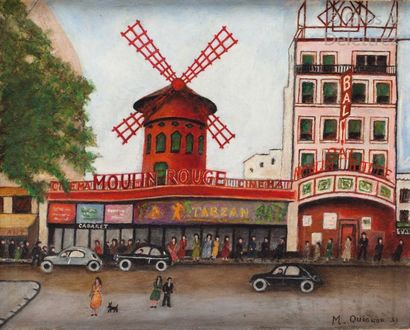 Maurice QUIGNON (XXe siècle) Le Moulin Rouge,...