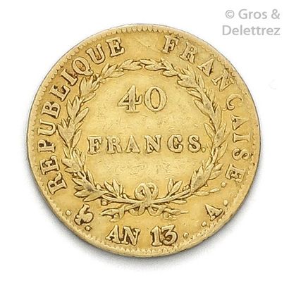 Pièce de 40 Franc Français. P. 12,8g.
