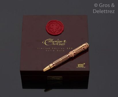null Montblanc. Cathrine the Great, edition limitée 357/888, 1997. Stylo plume en...