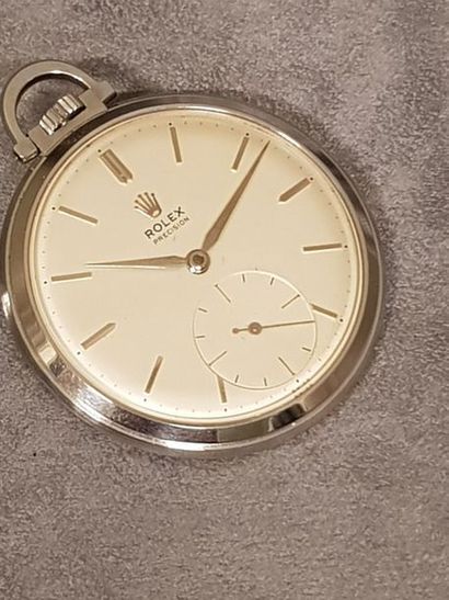 null ROLEX PRECISION vers 1950

Montre de smoking en acier en très bel état, mouvement...