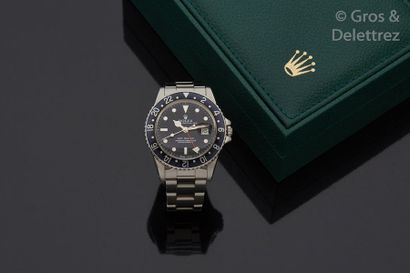 null ROLEX

GMT-MASTER Ref 16750 Rare et belle montre bracelet en acier. Boîtier...