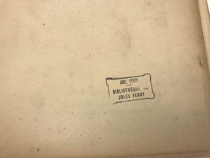 null Album sur Athène. Cachet Bibliothèque Jules Ferry