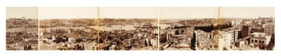 Sébah & Joaillier Panorama de Constantinople, pris de la Tour de Galata. c. 1870....