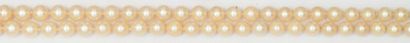 null Falling necklace of cultured pearls. Yellow gold ratchet clasp. P. Brut : 4...