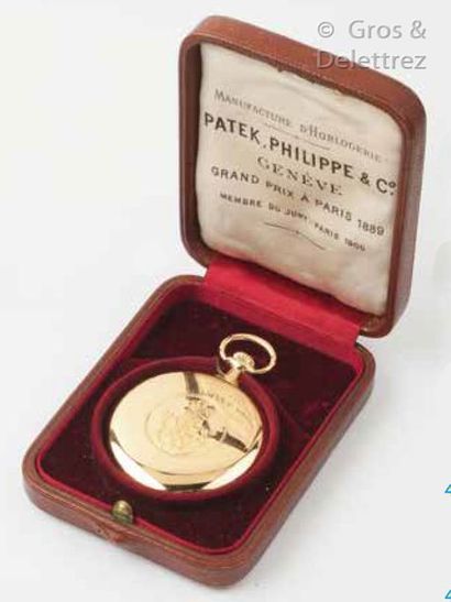 PATEK PHILIPPE & CIE N°501756, vers 1915 - Montre Savonnette de poche en or jaune....