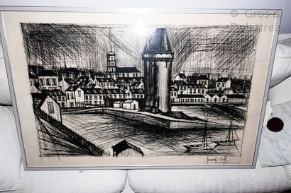 Bernard Buffet The Solidor Tower, 1971

Lithograph in black, No. 52/120(tear at bottom)

The...