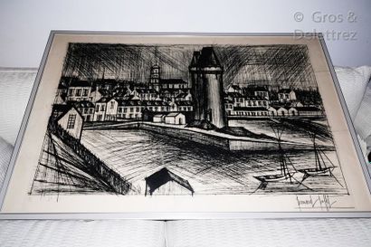 Bernard Buffet The Solidor Tower, 1971

Lithograph in black, No. 52/120(tear at bottom)

The...