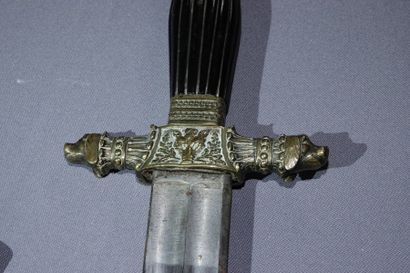 null Venereal dagger, horn handle, bronze trim, double-groove blade marked Klingenthal.

Second...