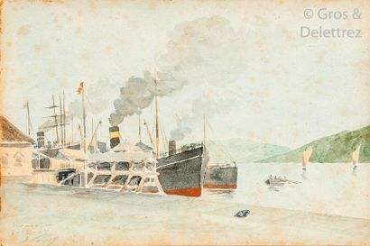 null Matthew William Edward Gosset

Swatow, view of the harbour, 1907

Watercolo...