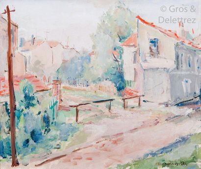 null Nicolas KRYCEVSKY (Kharkov 1898 - Paris 1961)

Vue de village, 1938

Huile sur...