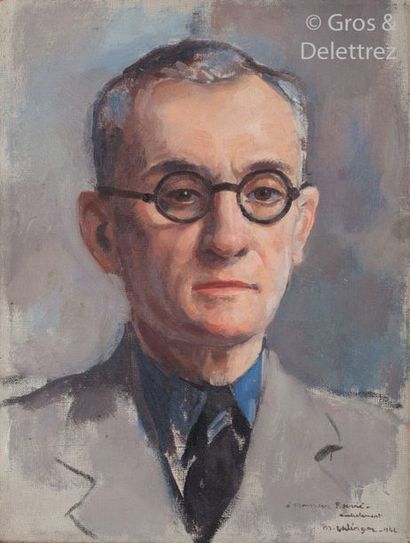 null Maurice EHLINGER (1896-1981)

Portrait de M. Exnne

Huile sur toile.

Signée,...