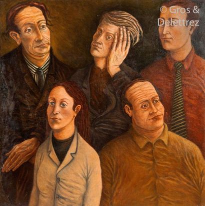 null 20th century GERMAN school

Five portraits of pensive characters

Oil on canvas...