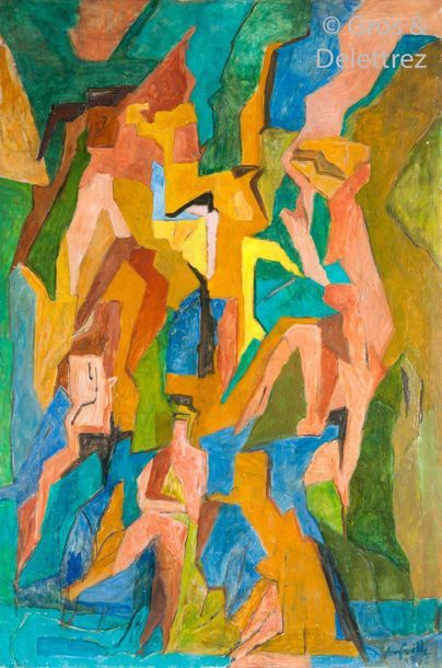 null Henri d’AMFREVILLE (1905-1964)

Composition abstraite dans les tons jaunes,...
