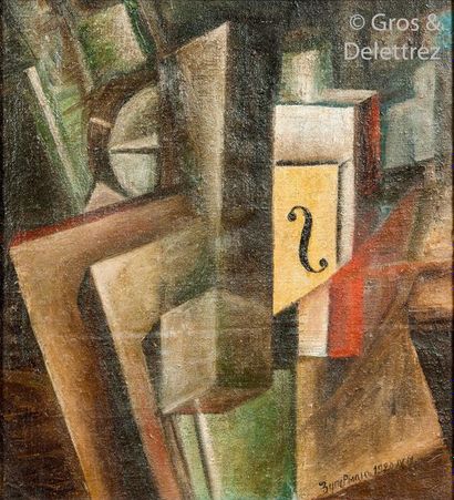 null ZIMERMAN, Suite des cubistes

Composition cubiste à l’ouïe, 1920

Huile sur...