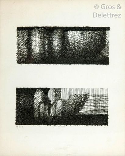 null DUSAN DZAMONJA (SRB-HRV/ 1928-2009)

Composition (Dyptique noir)

Sérigraphie,...