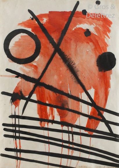 null Alexander CALDER (1898-1976)

Untitled, 1961

Gouache and ink on paper

Signed,...