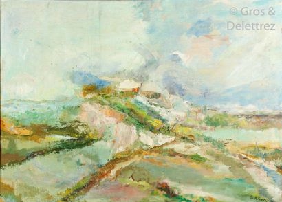 null G. KRENKY

The white and yellow landscape

Oil on canvas, signed? 

70 x 30...