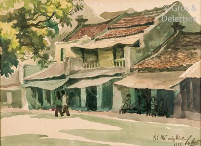 null Pho MA MAY (20th century)

Hanoi, 1992

Watercolour on paper

Signed, located...