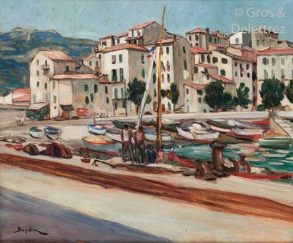 null René DEYDIER (1882-1942)

Port of Menton

Oil on canvas signed lower left

65...
