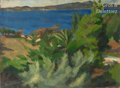 null Léon TOUBLANC (1900-1990)

Mediterranean landscape

Oil on canvas signed lower...