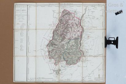 null Folding map representing Lorraine with the duchy of Lorraine and Bar, dated...