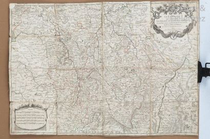 null Folding map showing the department of the Upper Rhine, dated 1790.

Against...