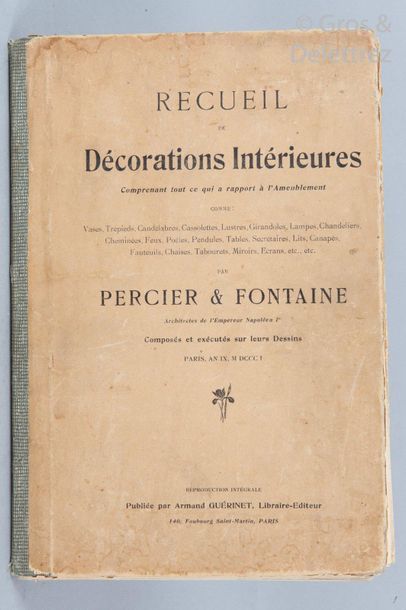 null Percier and Fountain, interior decorations

Reedition by Armand Guérinet

Board...