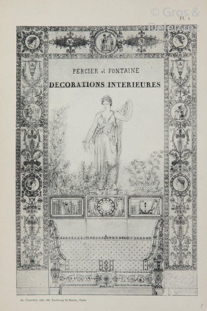 null Percier and Fountain, interior decorations

Reedition by Armand Guérinet

Board...