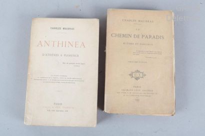 null Charles MAURRAS, Le Chemin de paradis et Anthinéa

2 volumes brochés