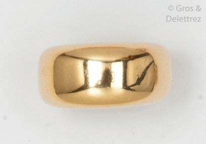 null Ring " Jonc " in yellow gold. Tour of doigt : 52. P. 21g.