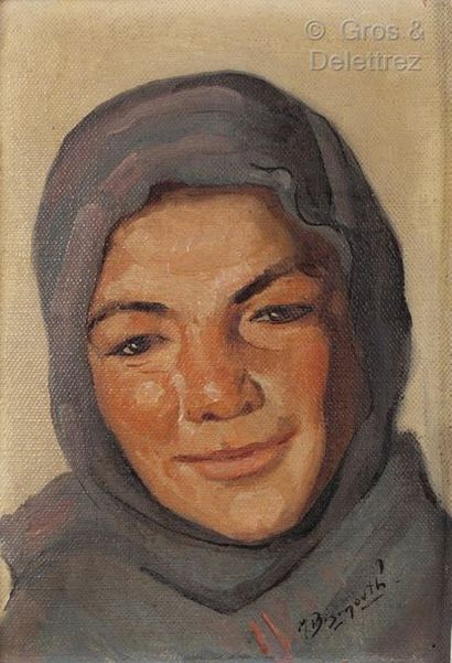 Maurice BISMOUTH (1891-1965) Portrait de tunisienne

Huile sur toile

Signée en bas...
