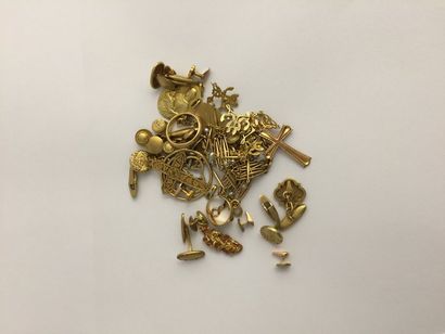 null Lot de débris d’or. P. Brut?: 100g.