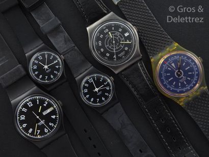 SWATCH SWATCH, lot de 5 montres comprenant les modèles suivants :

-Knight of the...