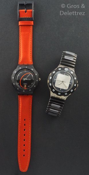 SWATCH SWATCH, lot de 2 montres de plongée comprenant les modèles suivants :

Washed...