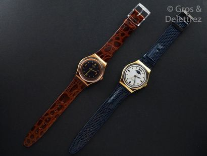 SWATCH SWATCH, lot de 2 montres comprenant les modèles suivants :

-C.E.O. (Bracelet...