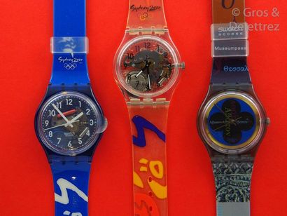 SWATCH SWATCH, lot de 3 montres comprenant les modèles suivants :

-Pack Glorious...