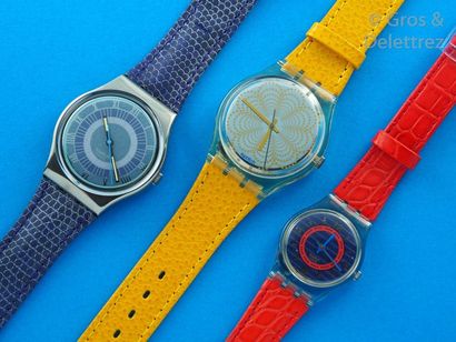 SWATCH SWATCH, lot de 3 montres comprenant les modèles suivants :

-Alexander (Bracelet...