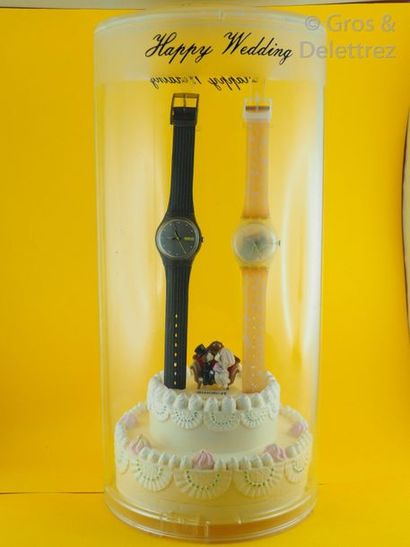 SWATCH SWATCH, Pack Happy Weeding - 2 montres référence : GZS05 PACK SPECIAL état...